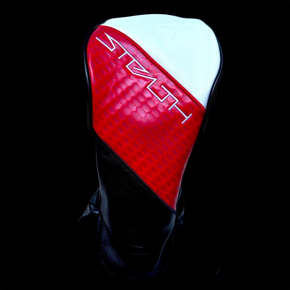 TaylorMade STEALTH 2 DRIVER HEADCOVER Red Black Club Head Cover. NEW 2023